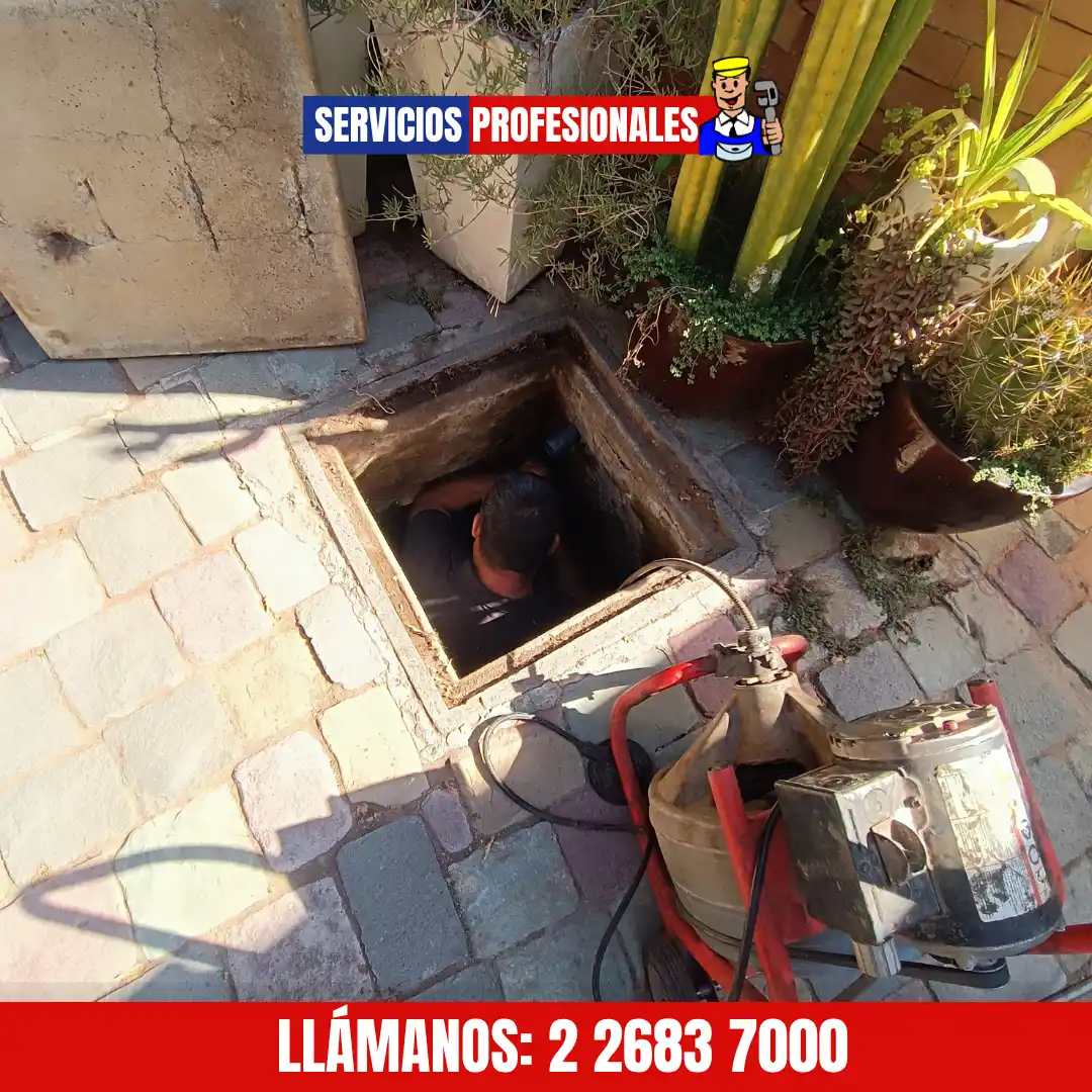 Destapes de alcantarillado en Santiago